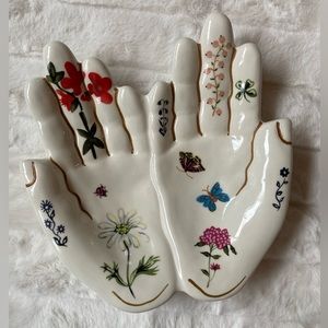Anthropologie ceramic hand dish